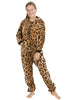Load image into Gallery viewer, Cheetah Spots Kids Hoodie Footless Chenille