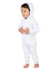 Load image into Gallery viewer, White Frosting Infant Footless Hoodie Onesie